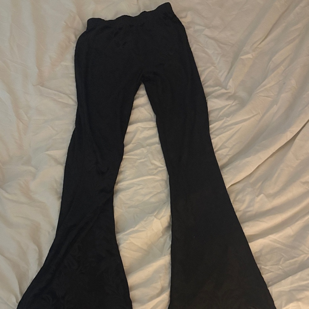 Black Flared Pants